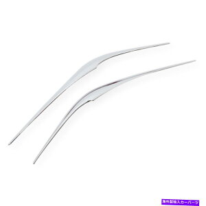 Headlight Covers }c_CX-5 2018-2020NtgwbhCgv܂ԂJo[g` For Mazda CX-5 2018-2020 Chrome Front Headlight Lamp Eyelid Cover Trim Mouldings