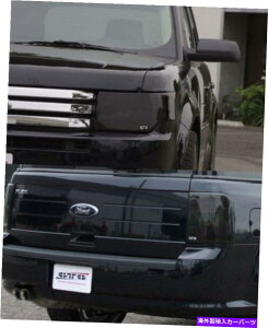 Headlight Covers �t�B�b�g09-12�t���b�N�XGTS�A�N�����X���[�N�w�b�h���C�g�e�[�����C�g�J�o�[�ی�4PC�Z�b�g Fits 09-12 Flex GTS Acrylic Smoke Headlight Taillight Covers Protection 4pc Set�y���s�A���i�z