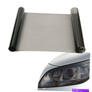 Headlight Covers 12 x72�O���X���C�g�u���b�N�X���[�N�w�b�h���C�g�e�[�����C�g�t�H�O���C�g�e�B���g�t�B�����r�j�[��US 12X72 Gloss Light Black Smoke Headlight Taillight Fog Light Tint Film Vinyl US�y���s�A���i