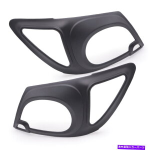 Headlight Covers }bgubNwbhCgvJo[g^nCbNXr[SMK5 2005 2010̃g Matte Black Head Lights Lamp Cover Trim For Toyota Hilux Vigo Mk5 2005 2010