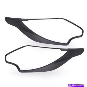 Headlight Covers }bgubNwbhCgvvJo[OHL200gg2015 2018̃g Matte Black Head Lights Lamp Cover Trim For Mitsubishi L200 Triton 2015 2018