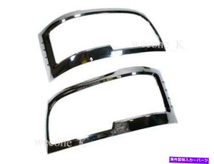 Headlight Covers Toyota Hiace Commuter 2005-2010�̃N�����w�b�h���C�g�J�o�[�g�����̎g�p CHROME HEADLIGHT COVER TRIM USE FOR TOYOTA HIACE COMMUTER 2005 - 2010�y���s�A���i�z