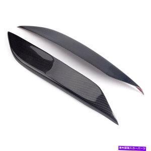 Headlight Covers J[{t@Co[wbhCg̔т̃Jo[͓Y350Z Z33}CɓKĂ܂ Carbon Fiber Headlight Eyebrows Eyelids Cover Fit for Nissan 350Z Z33 MI