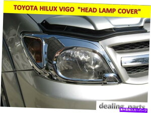 Headlight Covers g^nCbNXr[SMK6wbhCgJo[N2004-2011 TOYOTA HILUX VIGO MK6 HEAD LIGHT COVER CHROME 2004 - 2011