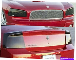 Headlight Covers K06-08[d퉌GTSANwbhCge[CgJo[4PCی Fits 06-08 Charger Smoke GTS Acrylic Headlight Taillight Covers 4pc Protection