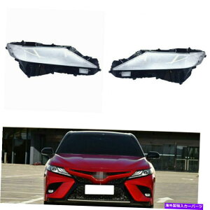 Headlight Covers 2PCS�w�b�h���C�g�����v�����Y�J�o�[�����V�F���L�b�g�g���^�J����2018 2019 2pcs Headlight Lamp Lens Cover Replacement Shell Kit For Toyota Camry 2018 2019�y���s�A���i�z