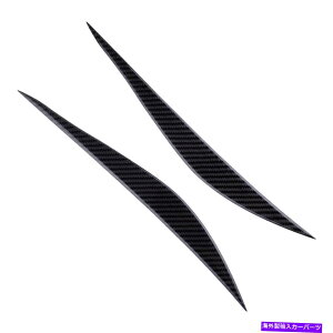Headlight Covers BMW 3V[YF30 13-17 US2{̖{̃J[{t@Co[wbhCgJo[g 2X Real Carbon Fiber Headlight Eyebrow Cover Trim for BMW 3 Series F30 13-17 US