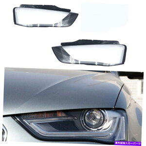 Headlight Covers 2013-2015 Audi A4 2PCS Car���E�w�b�h���C�g�w�b�h�����v�����Y�J�o�[�{�f�B�L�b�g For 2013-2015 Audi A4 2PCS car Left Right Headlight Headlamp Lens Cover Body Kit�y���s�A���i�z