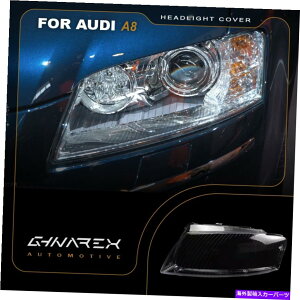 Headlight Covers AEfBA8 D3tFCXtg2005-2009wbhCgYJo[+E For Audi A8 D3 Facelift 2005-2009 Headlight Lens Replacement Cover LEFT+RIGHT