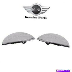 Headlight Covers EJo[tbvwbhCgbV[Np~jN[p[R50 R53̃Zbg Set of Left & Right Cover Flaps Headlight Washer Chrome for Mini Cooper R50 R53