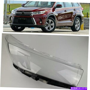 Headlight Covers �g���^�n�C�����_�[2018-2019�t�����g�E�̃J�[�w�b�h���C�g�����Y�N���A�J�o�[�V�F�� Car Headlight Lens Clear Cover Shell For Toyota Highlander 2018-2019 Front Right�y���s�A���i�z