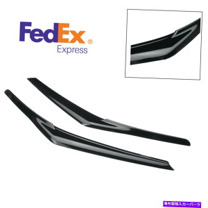 Headlight Covers 2018-2019 Toyota Camry 2x̂鍕ABSwbhCĝ܂ԂJo[-US For 2018-2019 Toyota Camry 2X Glossy Black ABS Headlight Eyelid Decor Covers -US