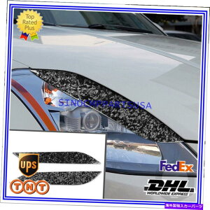 Headlight Covers Y̏ꍇ03-09 350Z Z33J[{t@Co[wbhCgACbĥ܂ԂJo[ For Nissan 03-09 350Z Z33 Carbon Fiber Headlight Eye Lid Eyelids Cover