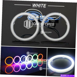 Headlight Covers 2PCS 70mmzCgRuGWFACn[OouwbhCgDRLv +Jo[ 2PCS 70mm White COB Angel Eyes Halo Ring Bulb Headlights DRL Lamps + Cover