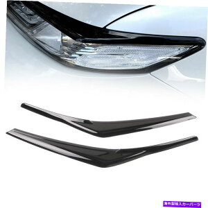 Headlight Covers 2018-2022g^Ĵ鍕wbhCĝ܂ԂACbhACuhJo[ FOR 2018-2022 TOYOTA CAMRY GLOSSY BLACK HEADLIGHT EYELID EYE LID COVER EYEBROWS