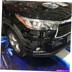 Headlight Covers g^nC_[2014-2016NI[gtgwbhCgvJo[g For Toyota Highlander 2014-2016 Chrome Auto Front Head Light Lamp Cover Trim