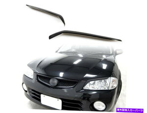 Headlight Covers JX^yCgꂽуwbhCgJo[}c_ve[Ŵ܂Ԃ323 98-01 Custom Painted Eyebrows Headlight Cover Eyelids For Mazda Protege 323 98-01