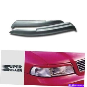 Headlight Covers AEfBA4 B5 S4 RS4wbhCgvJo[gт܂ԂɃtBbgh PAINTED Fit For Audi A4 B5 S4 RS4 HEADLIGHT LAMP COVER TRIM EYEBROWS EYELIDS