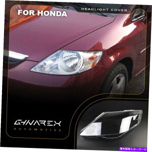 Headlight Covers �z���_�z���_�W���Y�V�e�B2003-2008�w�b�h���C�g�����Y�����J�o�[��+�E For Honda Honda Jazz City 2003-2008 Headlight Lens Replacement Cover LEFT+RIGHT�y���s�A���i�z