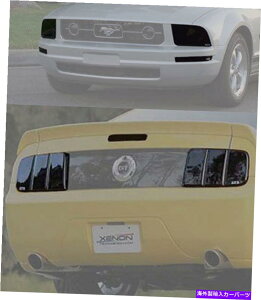 Headlight Covers フィット05-09マスタングGTSスモークヘッドライトターンシグナルテールライトカバー7pcセットnew Fits 05-09 Mustang GTS Smoke Headlight Turn Signal Taillight Covers 7pc Set NEW