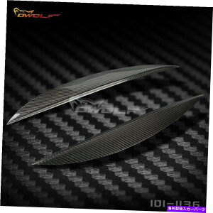 Headlight Covers {̃J[{t@Co[̔т܂ԂуwbhCgJo[}c_3 2010-2013 Real Carbon Fiber Eyebrows Eyelid Brow Lid Headlight Cover for Mazda 3 2010-2013