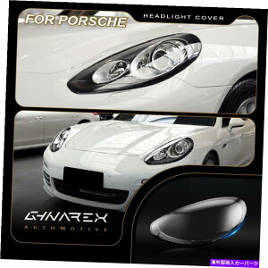 Headlight Covers �|���V�F�p�i���[��970 2014-2016�w�b�h���C�g�����Y�����J�o�[��+�E For Porsche Panamera 970 2014-2016 Headlight Lens Replacement Cover LEFT+RIGHT