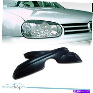 Headlight Covers tHNX[QVWStMK4܂ԂwbhCgJo[ACu[97-06ɓKĂ܂ Fit For Volkswagen VW Golf MK4 Eyelids Headlight Cover Eyebrow 97-06