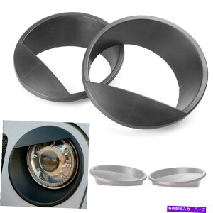 Headlight Covers 2x Angry Eyes Headlight Trim Cover Bezels abs for Jeep Wrangler JK 2007-2017 US 2x Angry Eyes Headlight Trim Cover Bezels ABS for Jeep Wrangler JK 2007-2017 US�y���s�A���i�z