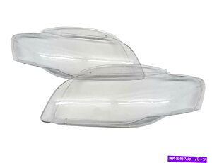 Headlight Covers A4 A4/S4/RS4 B7 8E/8H MK3 05-09 2D/4D/5D CLRwbhCgYJo[Jo[̓AEfB̃NA A4 A4/S4/RS4 B7 8E/8H MK3 05-09 2D/4D/5D CLR Headlight Lens Cover Clear for AUDI