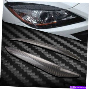 Headlight Covers J[{t@Co[wbhCgJo[ACu[YACbhgXebJ[}c_3 2010-2013 Carbon Fiber Headlight Cover Eyebrows Eyelid Trim Sticker For Mazda 3 2010-2013