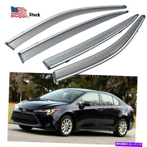 oOV[h g^J[Z_2020-2022EBhEoCU[TCK[h For Toyota Corolla Sedan 2020-2022 Window Visor Sun Rain Guard Wind Deflectors