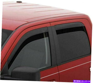 oOV[h AVS-FOR 05-18YteBAN[LuxgBU[[vt@CfBtN^[4PC-S AVS-for 05-18 Nissan Frontier Crew Cab Ventvisor Low Profile Deflectors 4pc - S