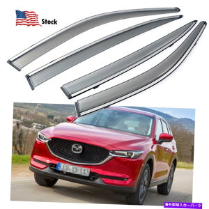 oOV[h 2017-2022}c_CX-5EBhEoCU[xgVF[h̓ftN^[TCK[h For 2017-2022 Mazda CX-5 Window Visor Vent Shade Wind Deflector Sun Rain Guards