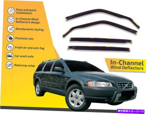 oOV[h `lł͔̕d@{{V/XC70 2001-2007S4PC̃CK[h In channel wind deflectors rain guards for Volvo V/XC70 2001-2007 Wagon 4pc