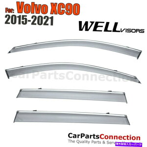 oOV[h WellvisorsEBhEoCU[15-22{{XC90TChftN^[ WellVisors Window Visors 15-22 Volvo XC90 Side Deflectors
