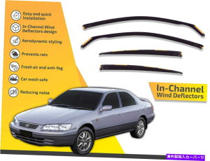 oOV[h `l͔̕d@ł́Ag^Jxv20 1997-2001 4pcZ_̃CK[h In channel wind deflectors rain guards for Toyota Camry XV20 1997-2001 4pc Sedan