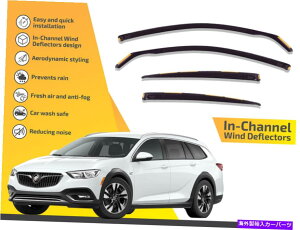 oOV[h `l͔̕d@ŃCK[hrCbN[KcAXS2018-up 4PC In channel wind deflectors rain guards for Buick Regal Tourx wagon 2018-up 4pc