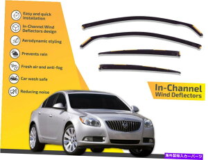 oOV[h `l͔d@ŃCK[hrCbN[K2011-2017 4PC In channel wind deflectors rain guards for Buick Regal 2011-2017 4pc