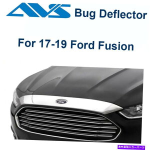 oOV[h AVS Aeroskin Chrome Hood Protector Bug Shield 2017-2019 Ford Fusion -620064 AVS Aeroskin Chrome Hood Protector Bug Shield For 2017-2019 Ford Fusion - 620064