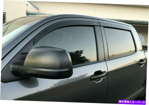 oOV[h 4PCEBhECoCU[X[Ni2015-2020LjIN[Luj̓GACftN^[ 4pc Window Vent Visors Smoke (2015-2020 CANYON CREW CAB) Wind Air Rain Deflector