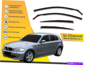 oOV[h `l͔d@BMW Seria 1 E87 2004-2011 4PC̃CK[h In channel wind deflectors rain guards for Bmw Seria 1 E87 2004-2011 4pc