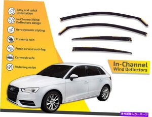 oOV[h `l͔dł́AAEfBA3 V8 2015-2019 4PC̃CK[h In channel wind deflectors rain guards for Audi A3 V8 2015-2019 4pcs