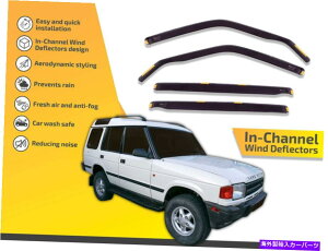 oOV[h `l͔̕d@Ńh[o[fBXJo[̂߂̃CK[h1990-1998 4PC In channel wind deflectors rain guards for Land Rover Discovery 1990-1998 4pc