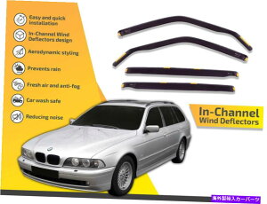 oOV[h `l͔̕d@BMWZA5 E39 1996-2003 4PCS̃CK[h In channel wind deflectors rain guards for Bmw Seria 5 E39 1996-2003 4pc Wagon