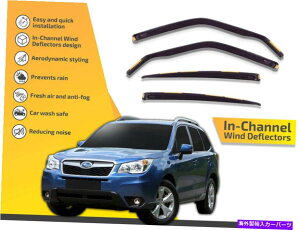 oOV[h `l͔dł́AXotHX^[2014-2018 4PC̃CK[h In channel wind deflectors rain guards for Subaru Forester 2014-2018 4pc