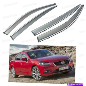 oOV[h tgAEBhEoCU[ftN^[xgVF[h}c_6Z_2013-2016 14 15 Front & Rear Window Visor Deflector Vent Shade for Mazda 6 Sedan 2013-2016 14 15