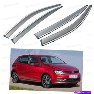 oOV[h tgAEBhEoCU[fBtN^[́AtHNX[Q|2011-2015̃VF[hxgVF[h Front & Rear Window Visor Deflectors Vent Shade for Volkswagen Polo 2011-2015