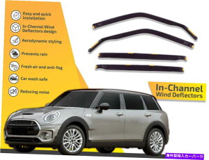 oOV[h `l͔̕d@ŁA~jNu}̂߂̃CK[hf 54 2015-up 4pc In channel wind deflectors rain guards for Mini Clubman F 54 2015-up 4pc