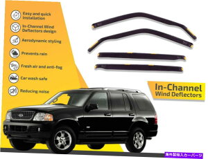oOV[h `l͔dł́AtH[hGNXv[[̃CK[h2002-2005 4PC In channel wind deflectors rain guards for Ford Explorer 2002-2005 4pc