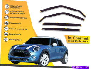 oOV[h `l͔̕d@ŁA~jN[p[̂߂̃CK[h / 1F5 2014-up In channel wind deflectors rain guards for Mini Cooper / One F5 2014-up